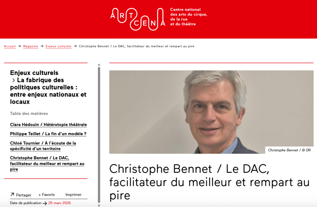 facilitateur de politiques culturelles