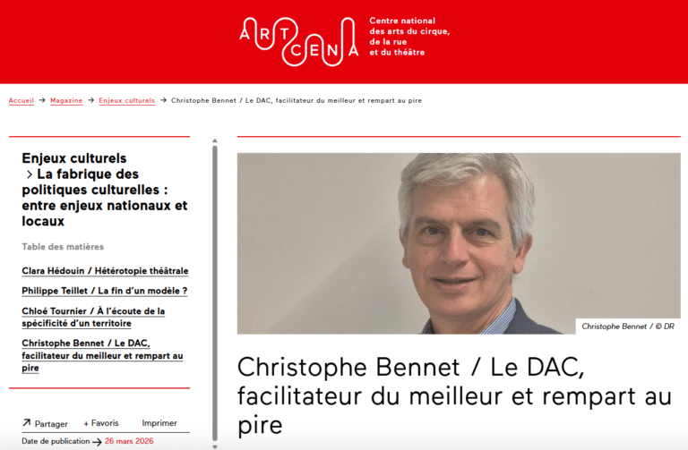 facilitateur de politiques culturelles